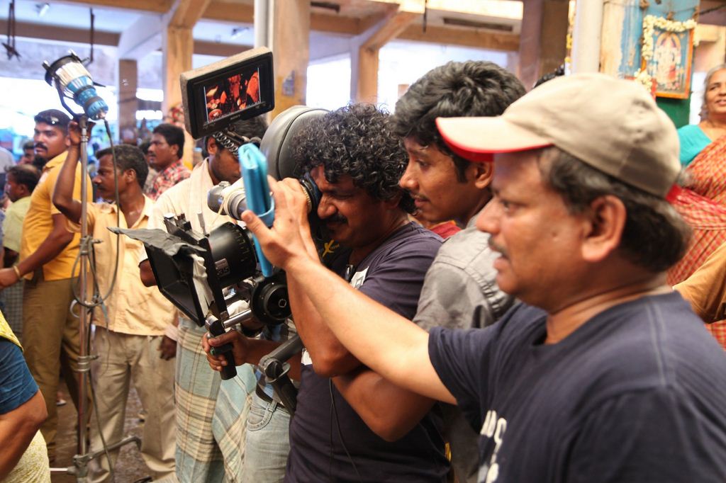 Anegan Movie Working Gallery