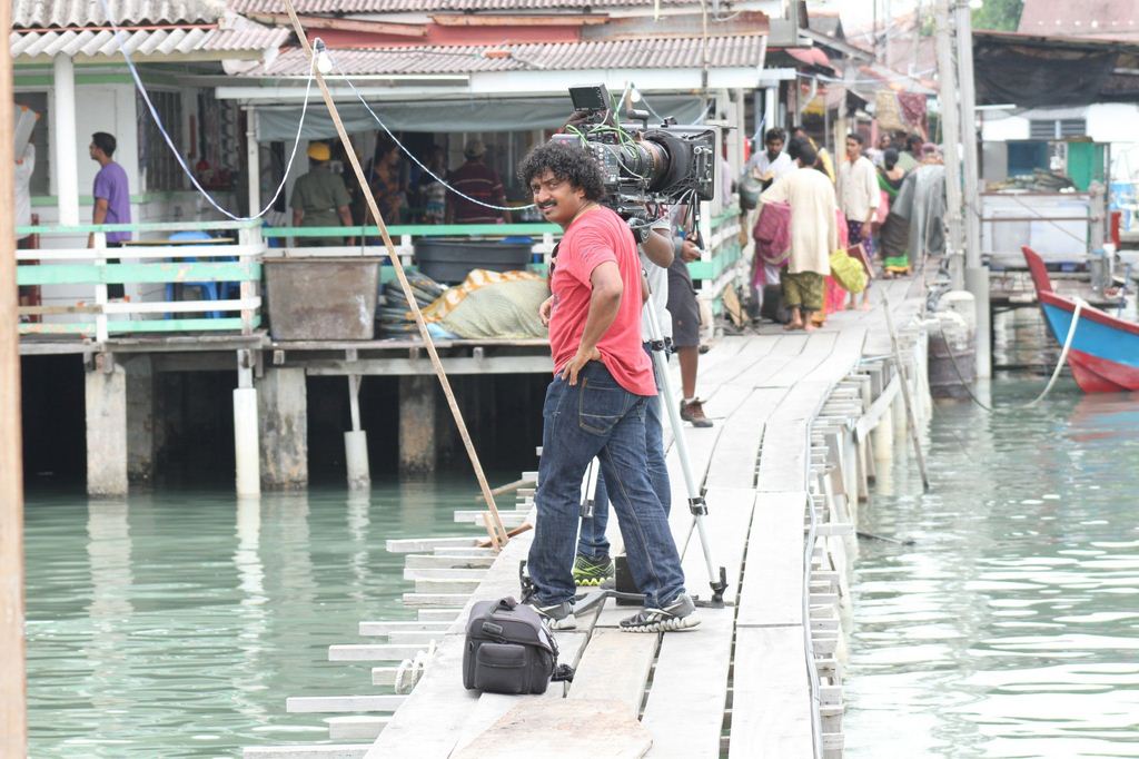 Anegan Movie Working Stills