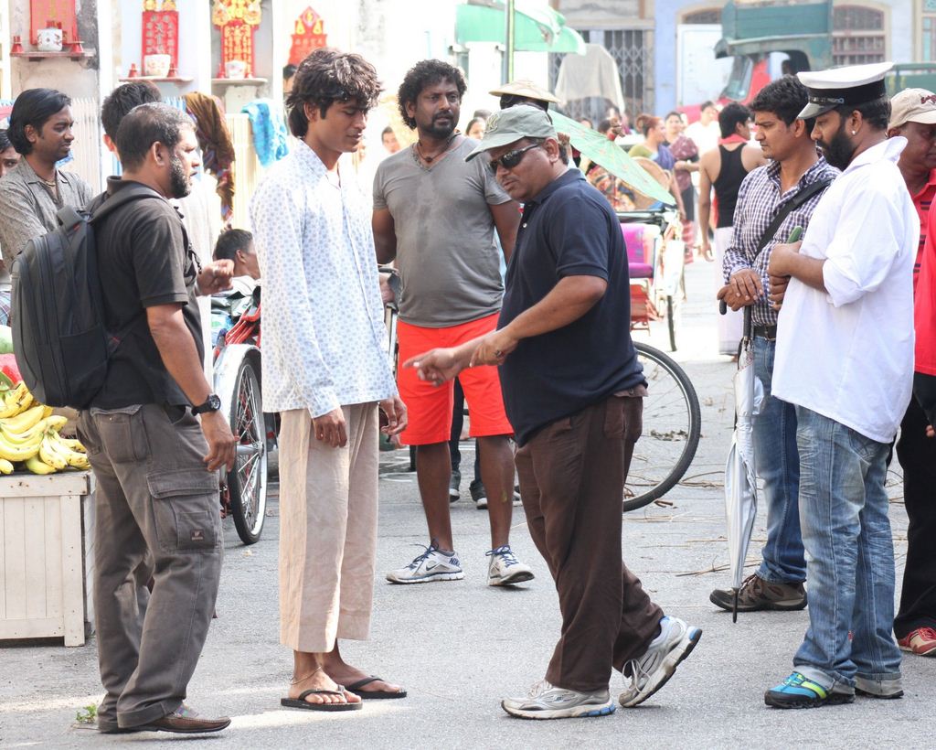 Anegan Movie Working Stills