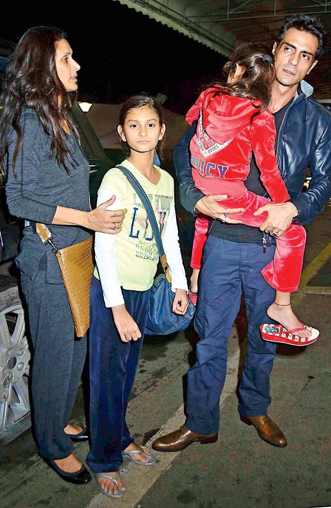 Arjun Rampal and Family Photos