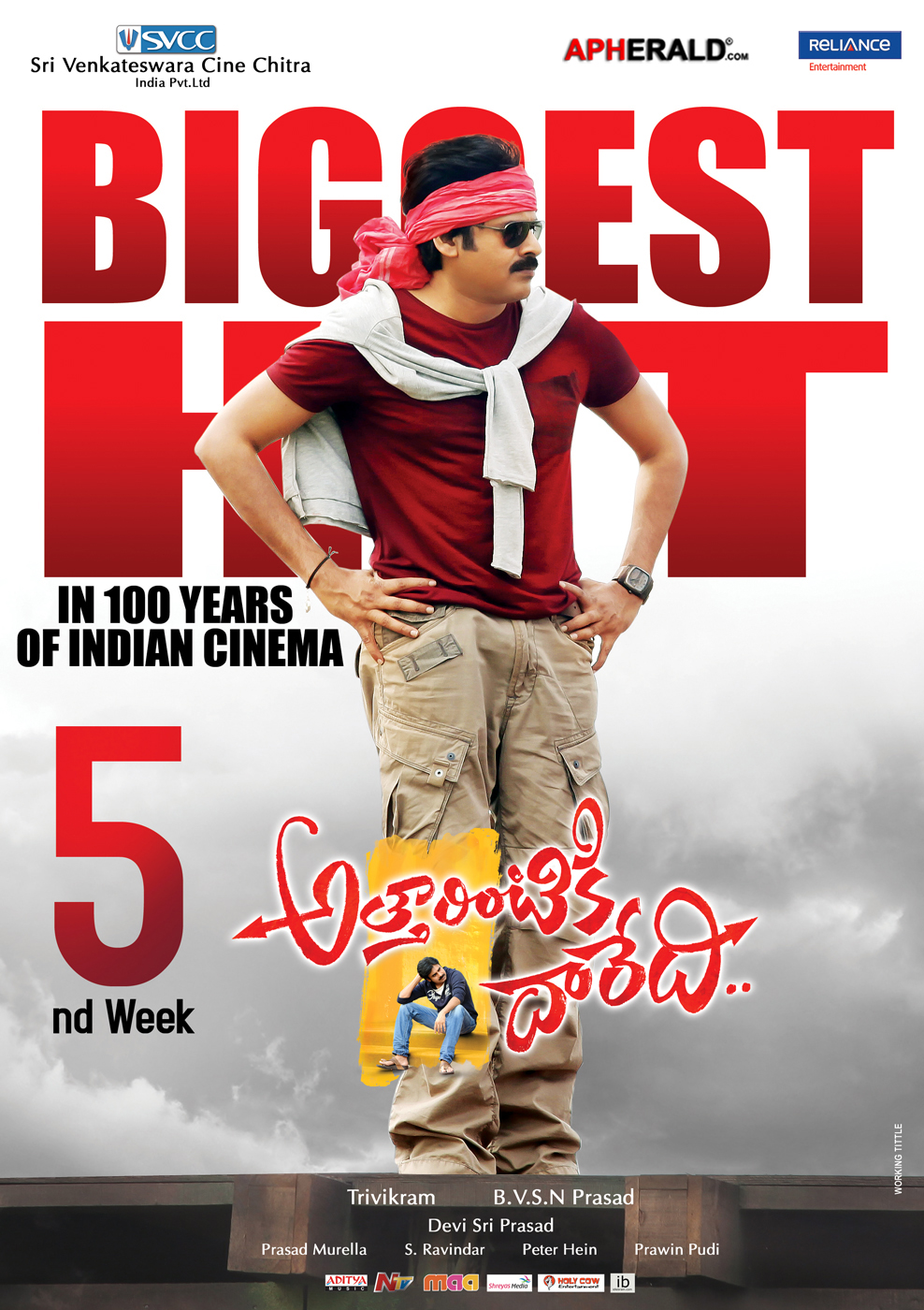 Attarintiki Daredi 5th Week Posters