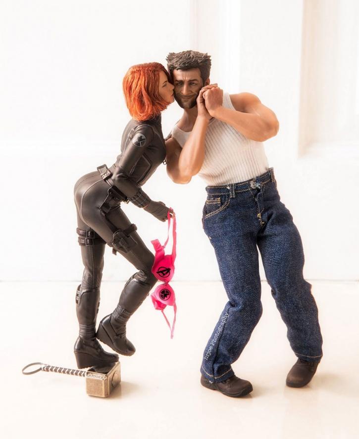 Awesome Looking Scenes With Superhero Action Figures