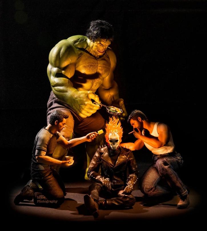 Awesome Looking Scenes With Superhero Action Figures