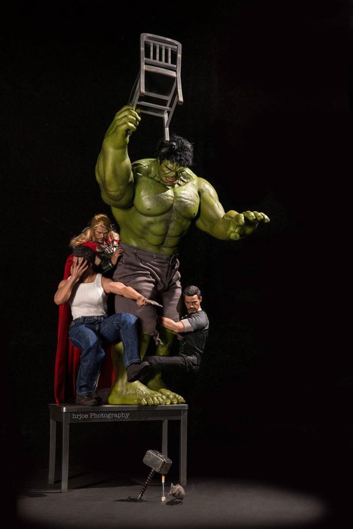 Awesome Looking Scenes With Superhero Action Figures