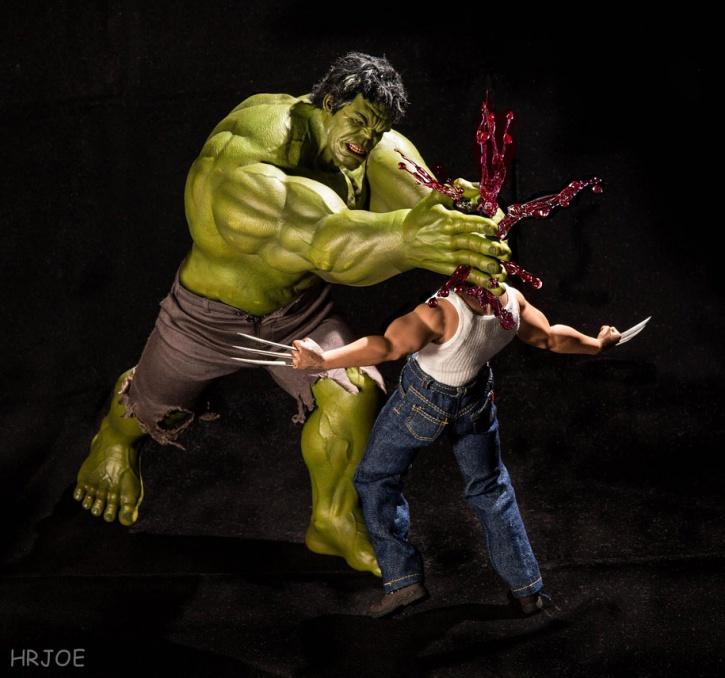 Awesome Looking Scenes With Superhero Action Figures