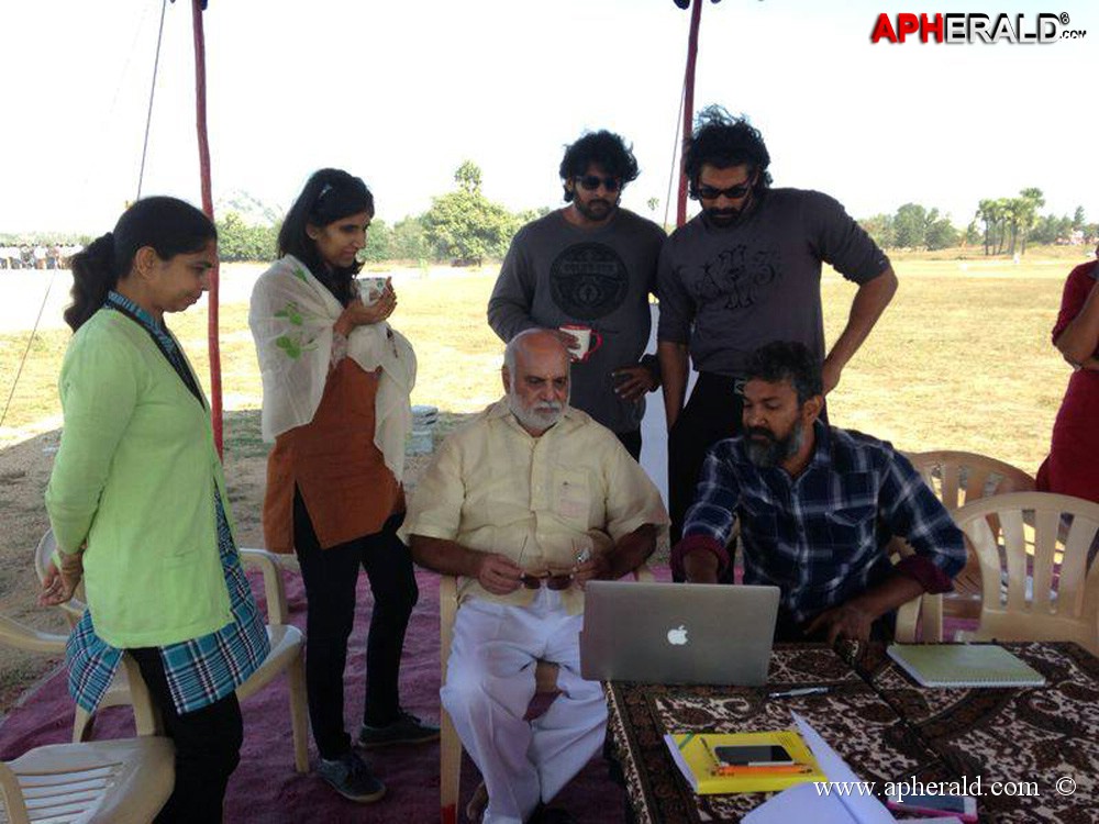 Baahubali Movie Working Pictures