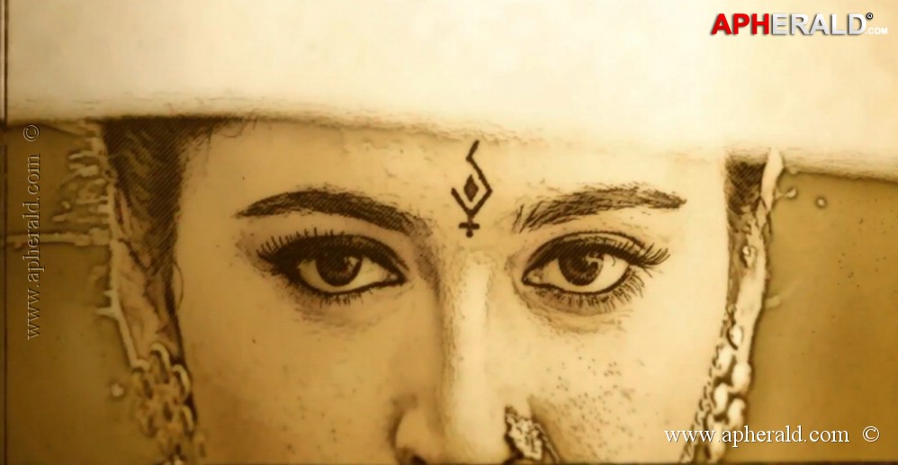 Bahubali Anushka 1st Look n Making Photos