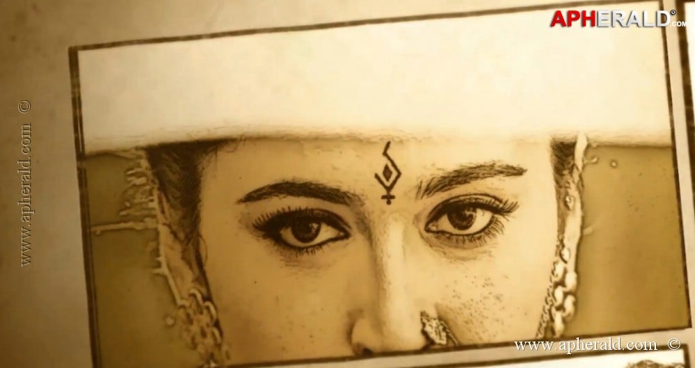 Bahubali Anushka 1st Look n Making Photos