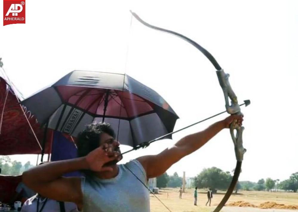 Bahubali Latest Working Stills