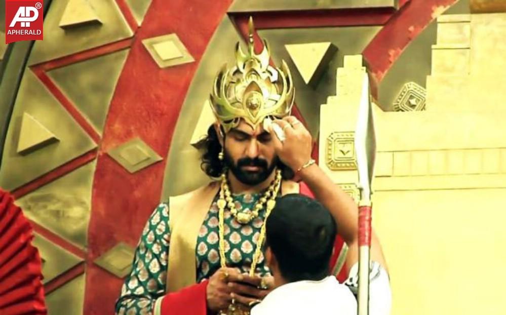 Bahubali Latest Working Stills