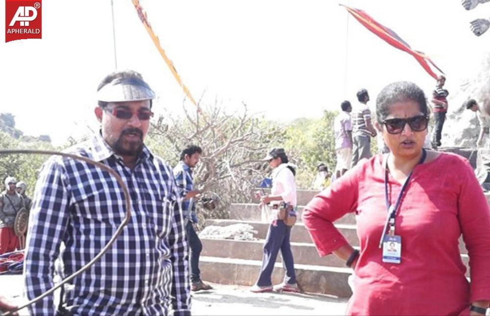 Bahubali Latest Working Stills