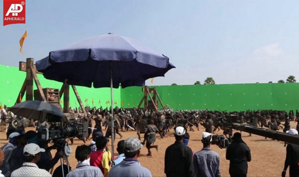 Bahubali Latest Working Stills