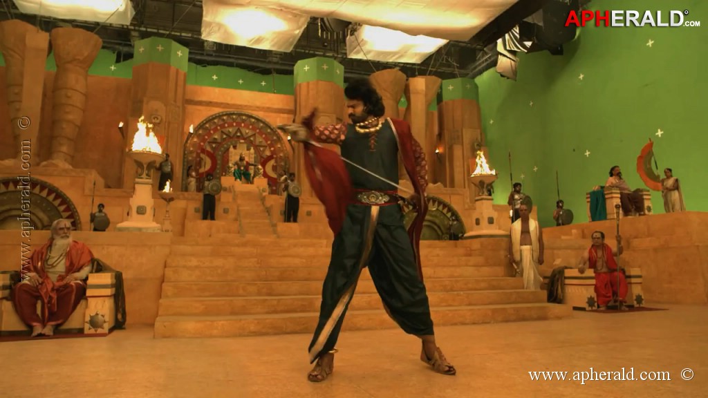 Bahubali Movie 1st Look n Making Stills