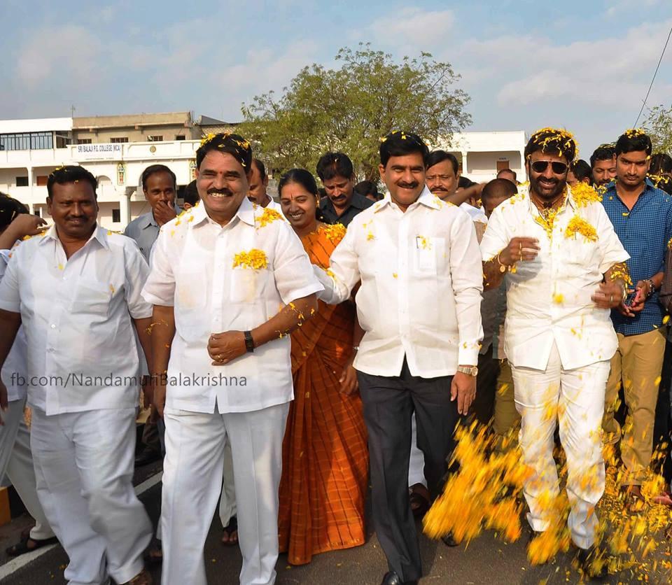 Balakrishna at Anantapur Handri Neeva Project