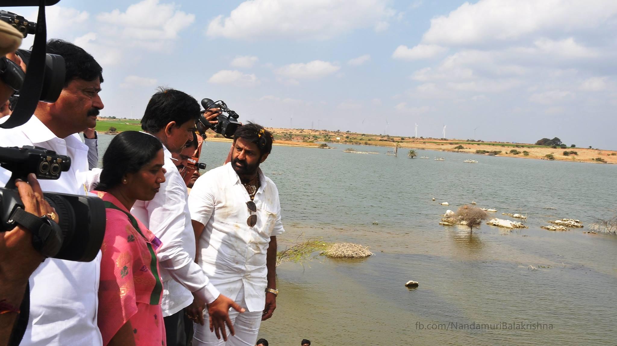 Balakrishna at Anantapur Handri Neeva Project