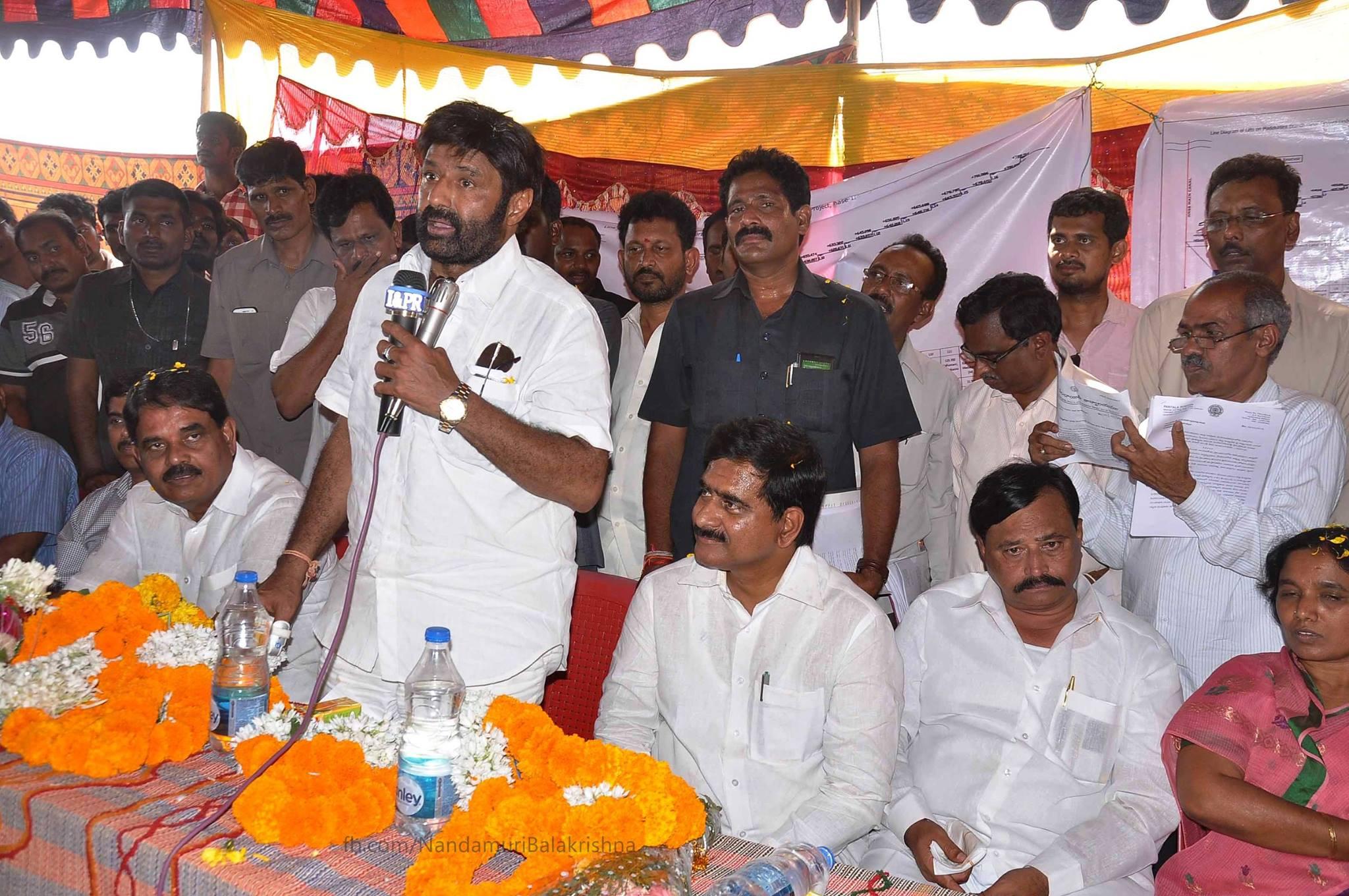 Balakrishna at Anantapur Handri Neeva Project