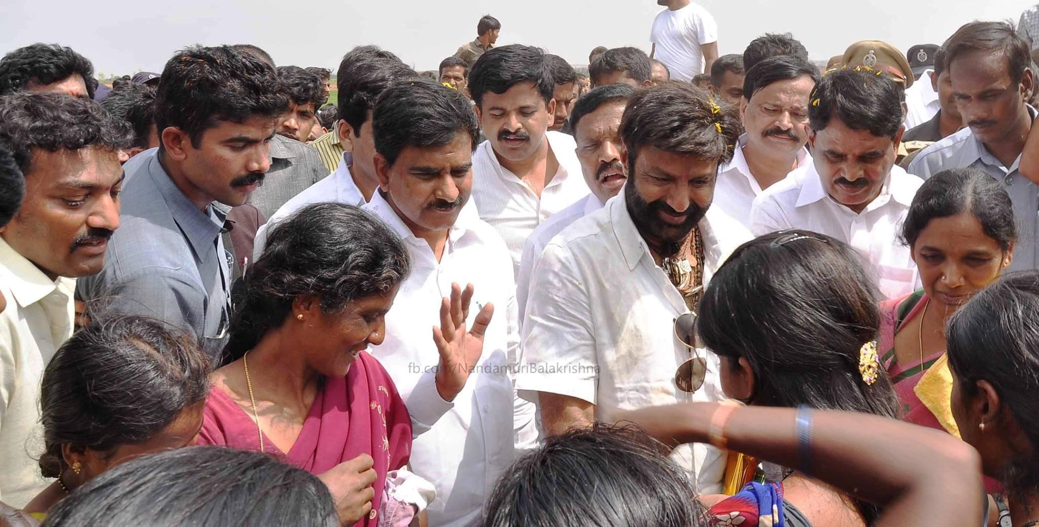 Balakrishna at Anantapur Handri Neeva Project