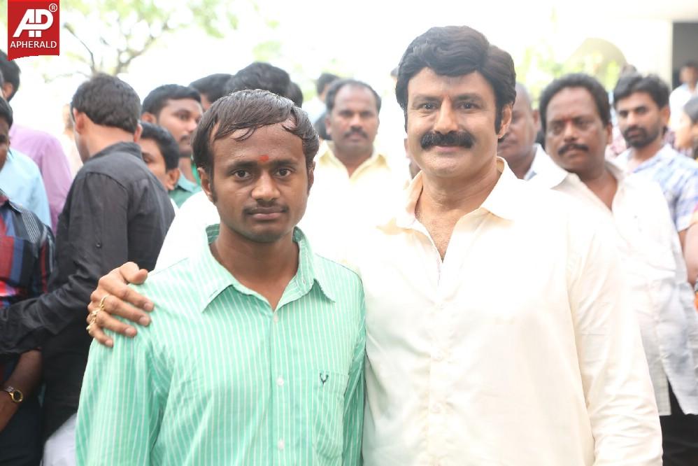 Balakrishna with Fans Images