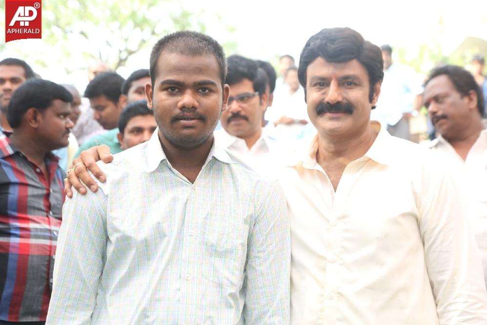 Balakrishna with Fans Images