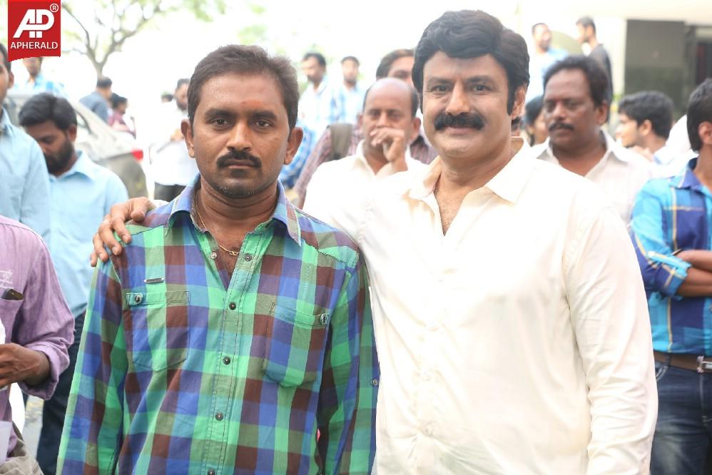 Balakrishna with Fans Images