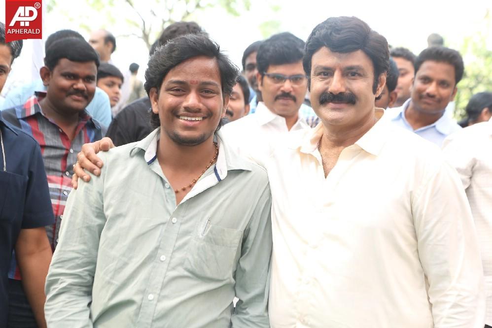 Balakrishna with Fans Images