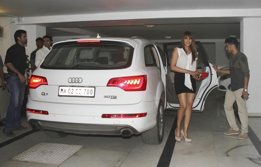 Bipasha Basu with her New AUDI Q7 Car