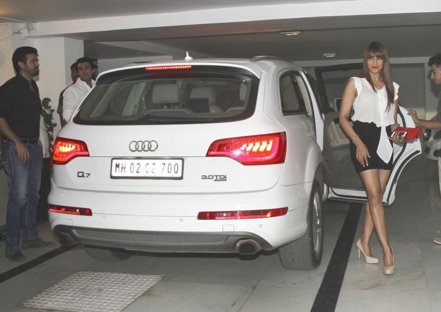 Bipasha Basu with her New AUDI Q7 Car