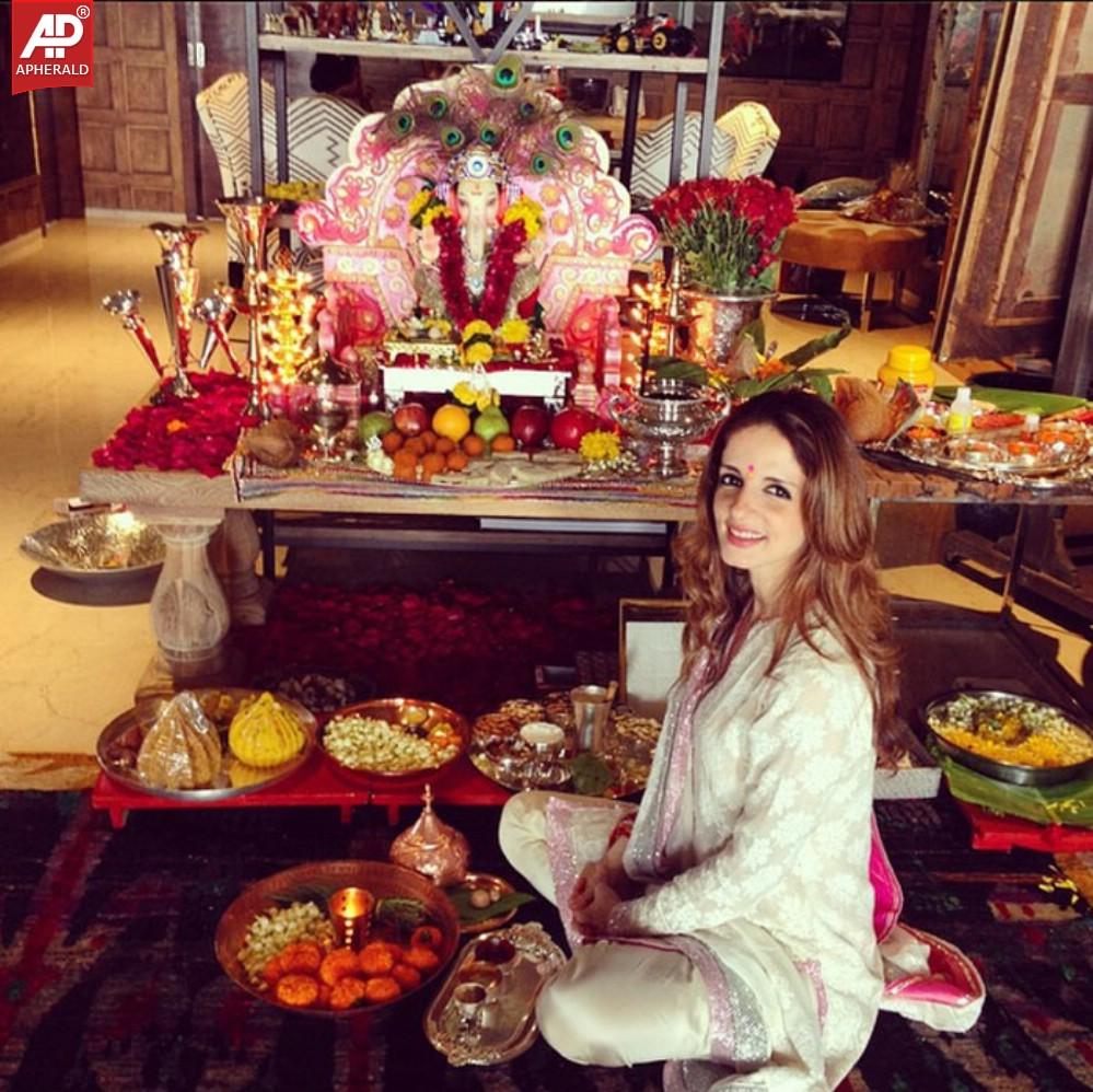 Bollywood Celebs Celebrate Ganesh Chaturthi 2014