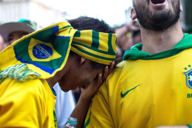 Brazil Fans Get Emotional After Loss To Netherlands