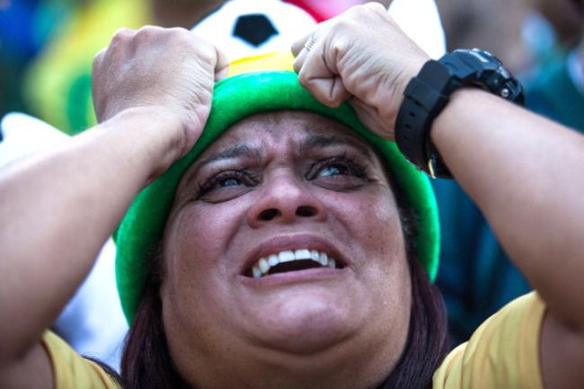 Brazil Fans Get Emotional After Loss To Netherlands