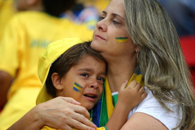 Brazil Fans Get Emotional After Loss To Netherlands