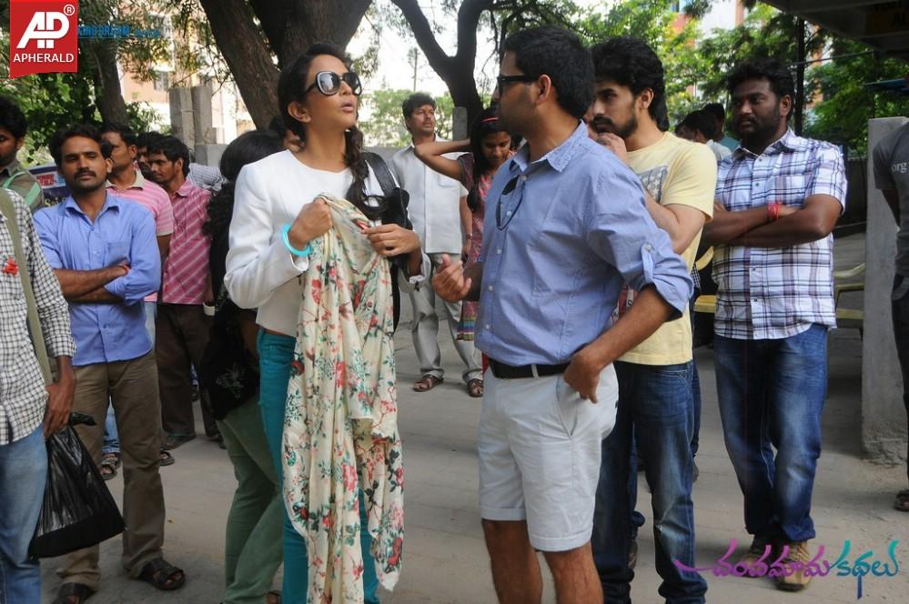 Chandamama Kathalu Working Photos