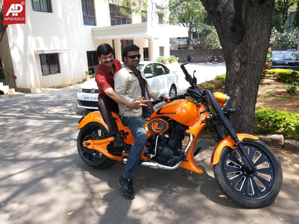 Devi Sri Prasad on "LEGEND" Bike