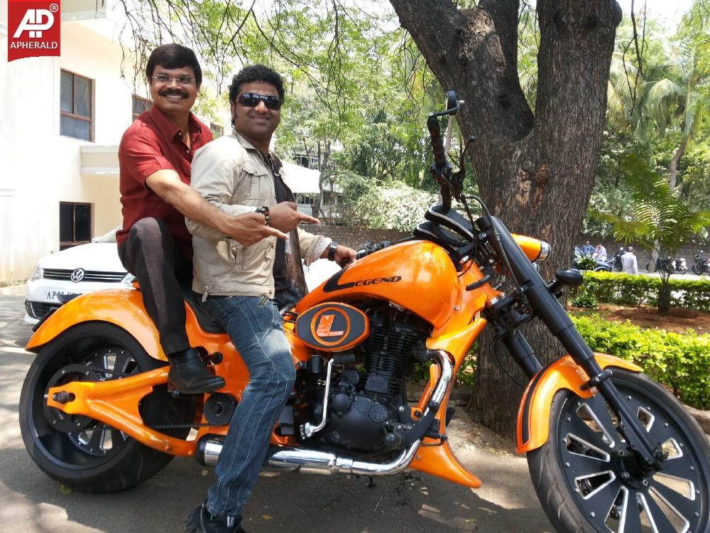 Devi Sri Prasad on "LEGEND" Bike