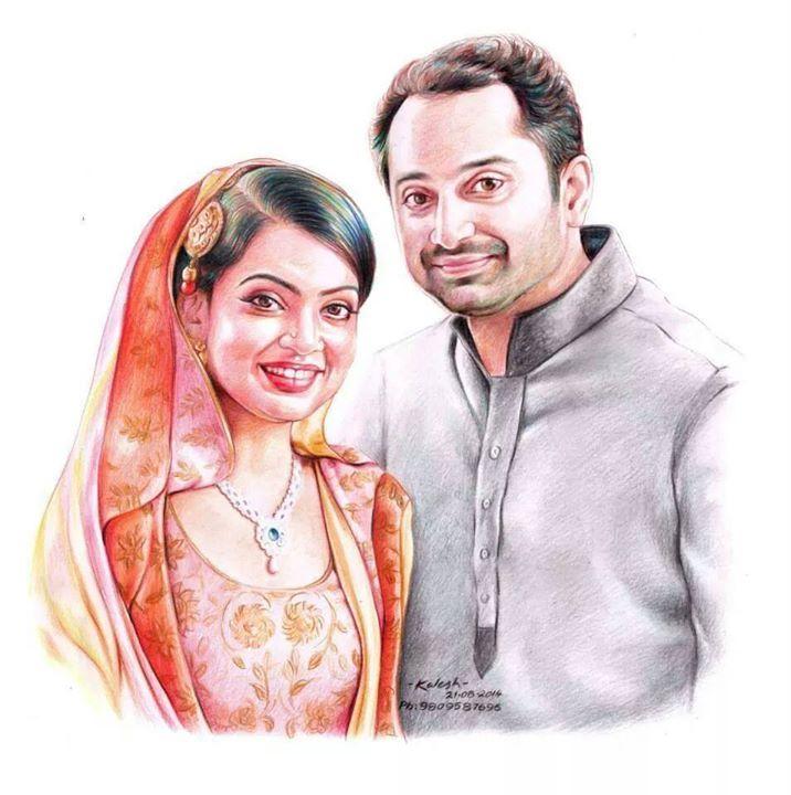 Fahad and Nazriya Rare and Unseen Photos