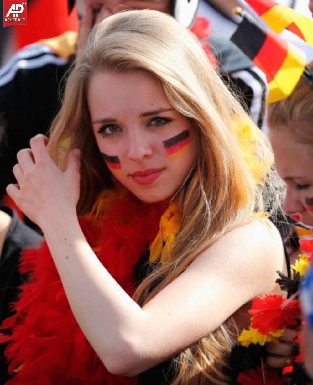 FIFA World Cup 2014 Fans With Face Paint