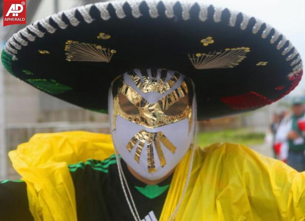 FIFA World Cup 2014 Fans With Face Paint