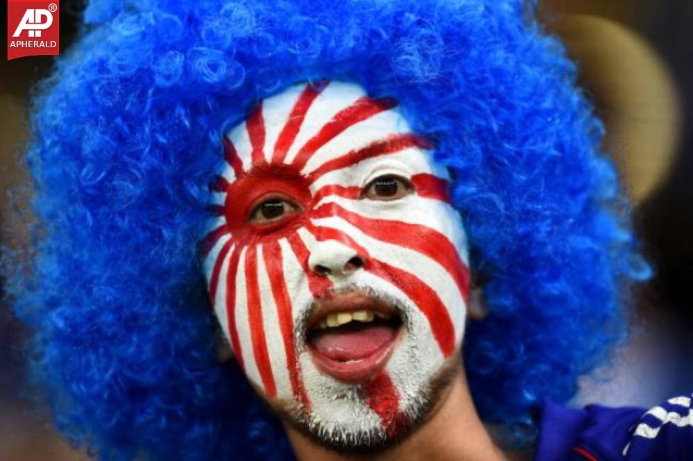 FIFA World Cup 2014 Fans With Face Paint