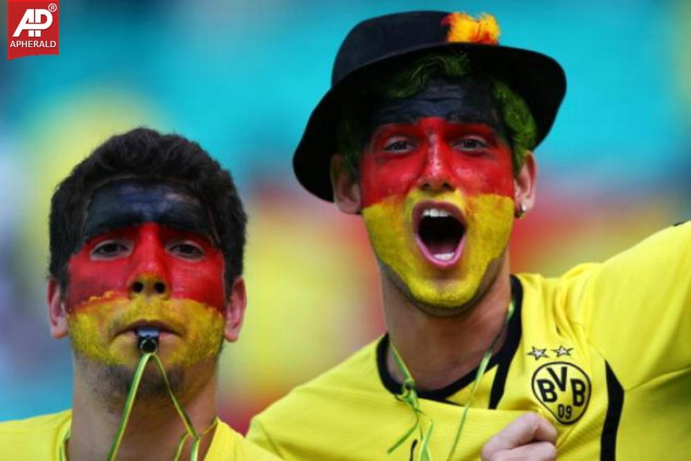 FIFA World Cup 2014 Fans With Face Paint