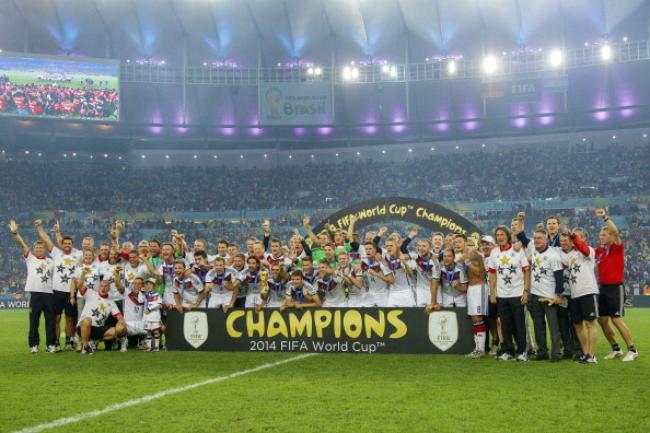 FIFA World Cup 2014 Final Ecstatic Team Germany