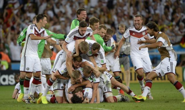 FIFA World Cup 2014 Final Ecstatic Team Germany