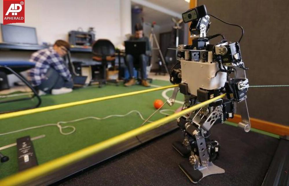 Football Playing Robots