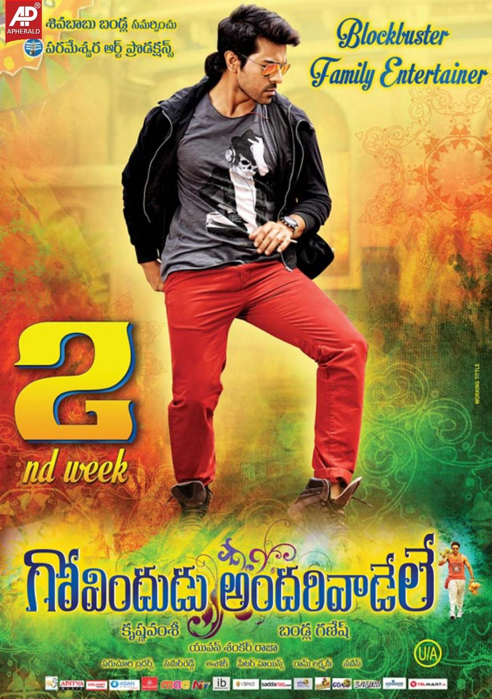 Govindudu Andarivadele 2nd Week Posters