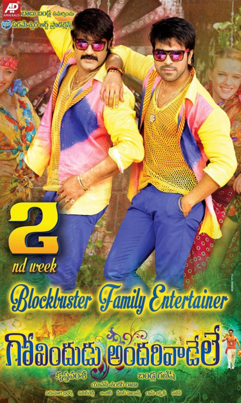 Govindudu Andarivadele 2nd Week Posters