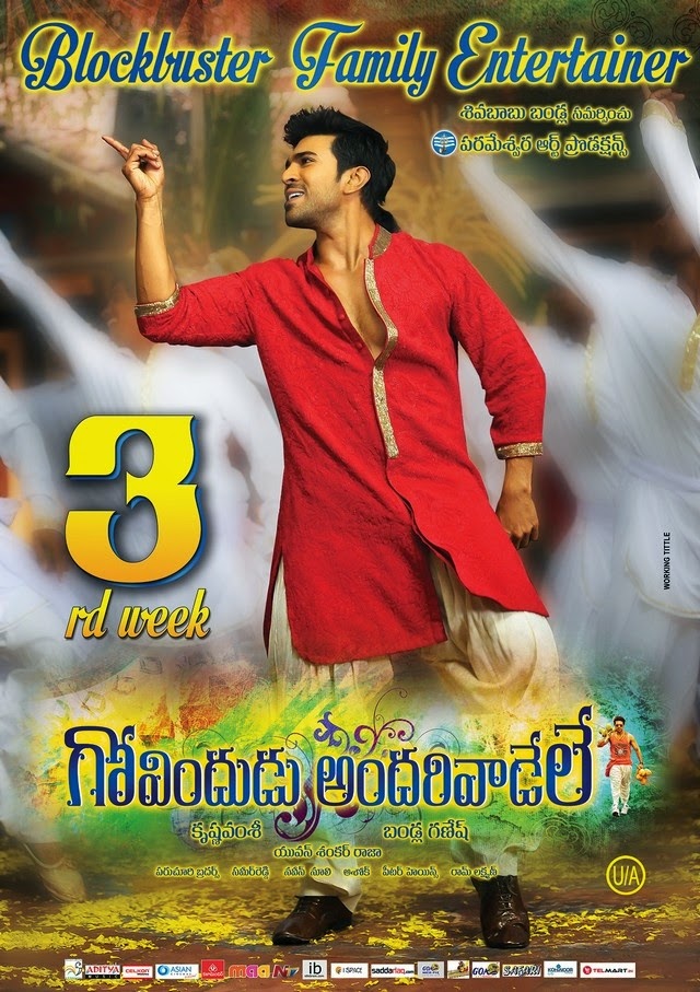 Govindudu Andarivadele Movie 3rd Week Posters