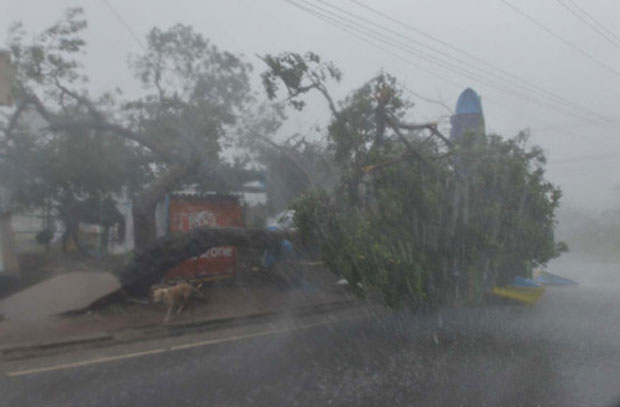 Hudhud Cyclone Effect on Vizag
