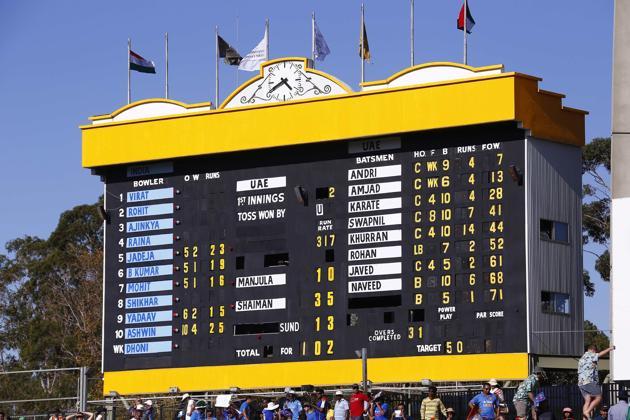 India vs Uae match no.21 Images