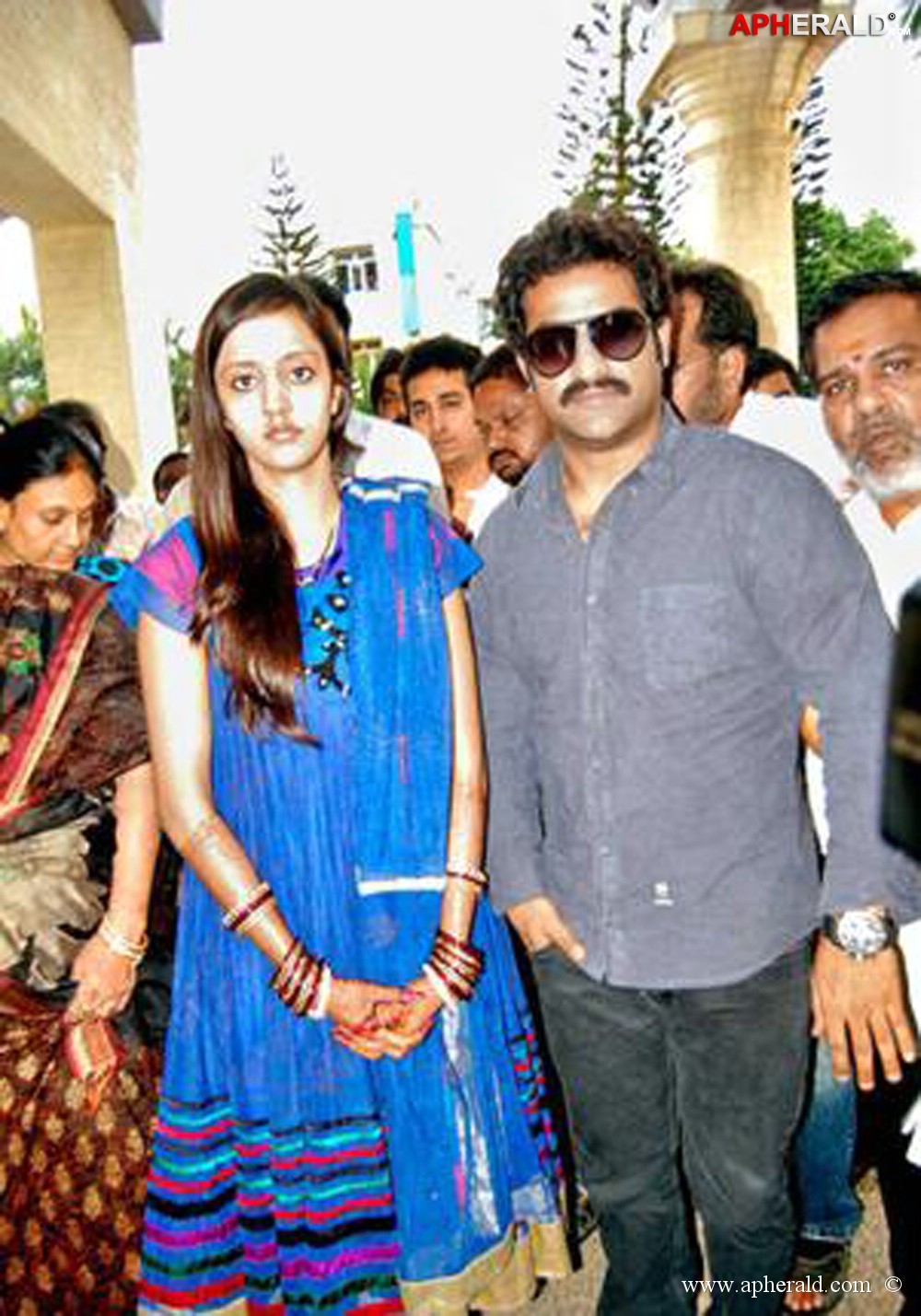 Jr NTR with his wife Lakshmi Pranathi Pics