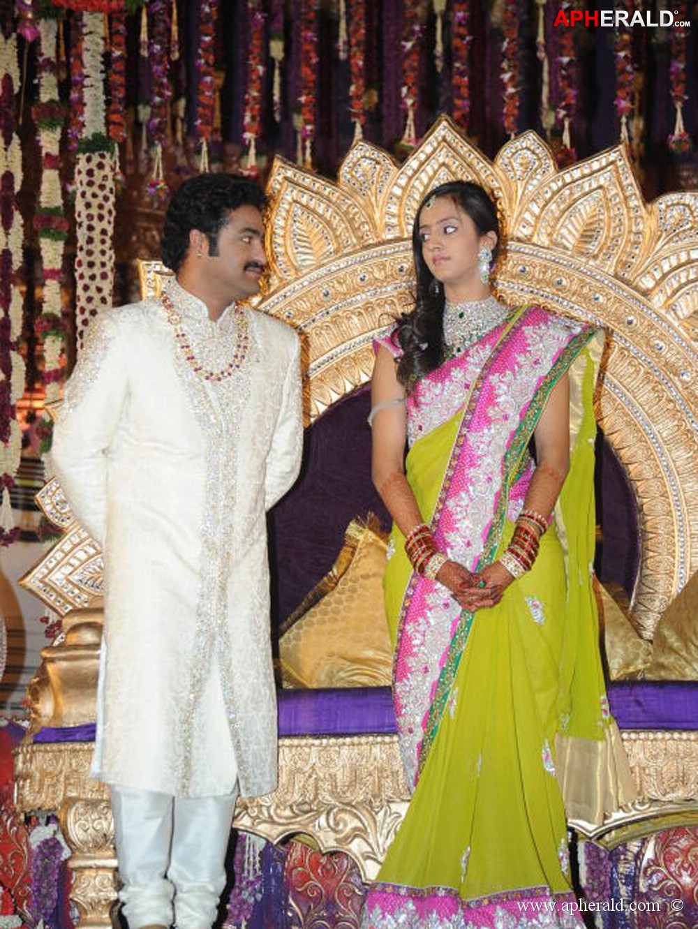 Jr NTR with his wife Lakshmi Pranathi Pics