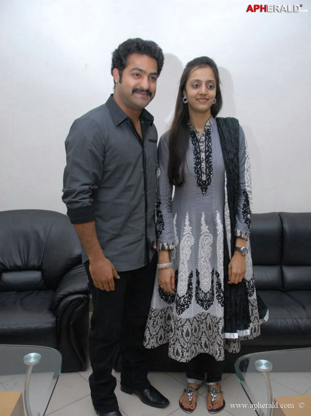Jr NTR with his wife Lakshmi Pranathi Pics